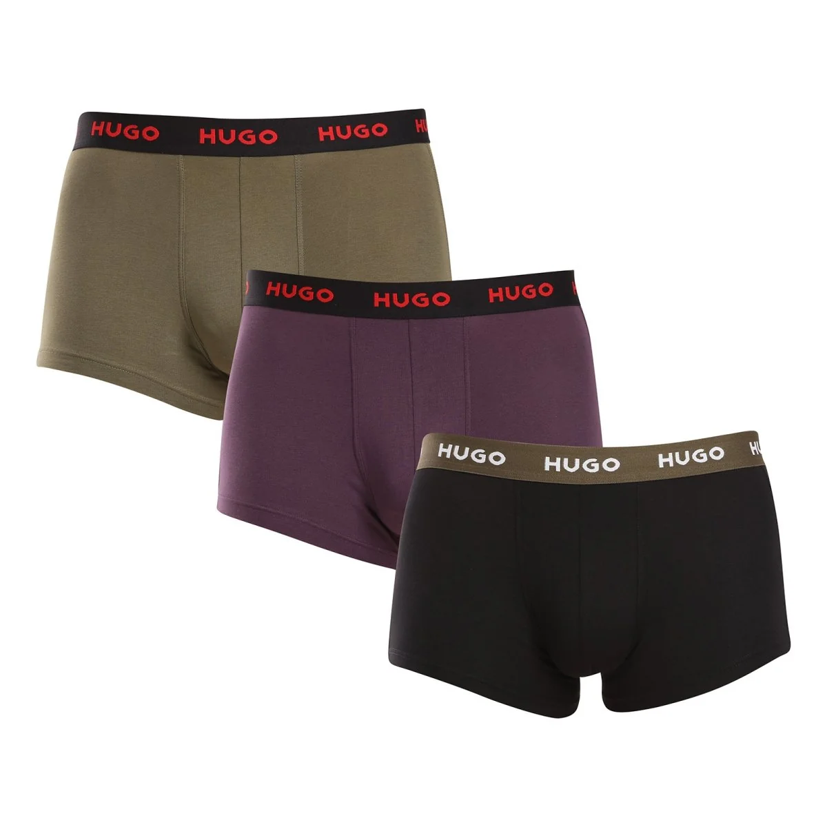 HUGO 3PACK pánské boxerky vícebarevné (50517878 987) M 