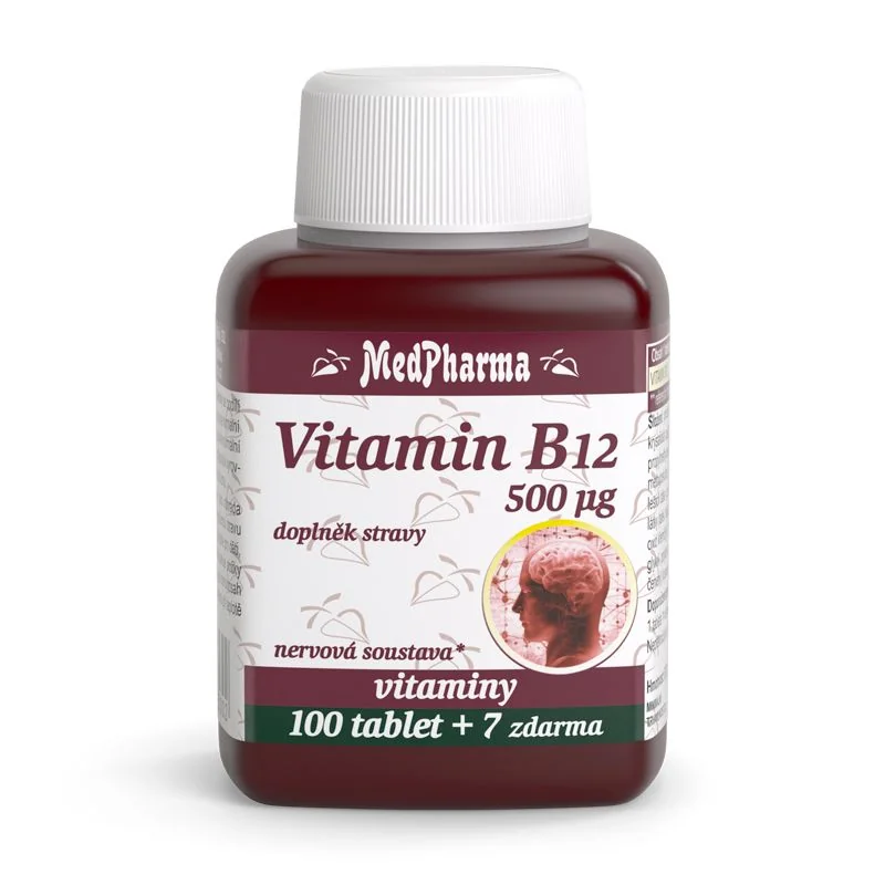 MedPharma Vitamin B12 500 mcg 107 tablet