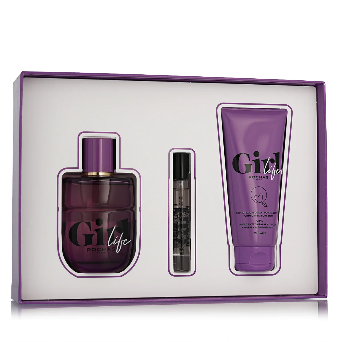 Rochas Girl Life EDP 75 ml + EDP MINI 7,5 ml + balzám na tělo 100 ml W