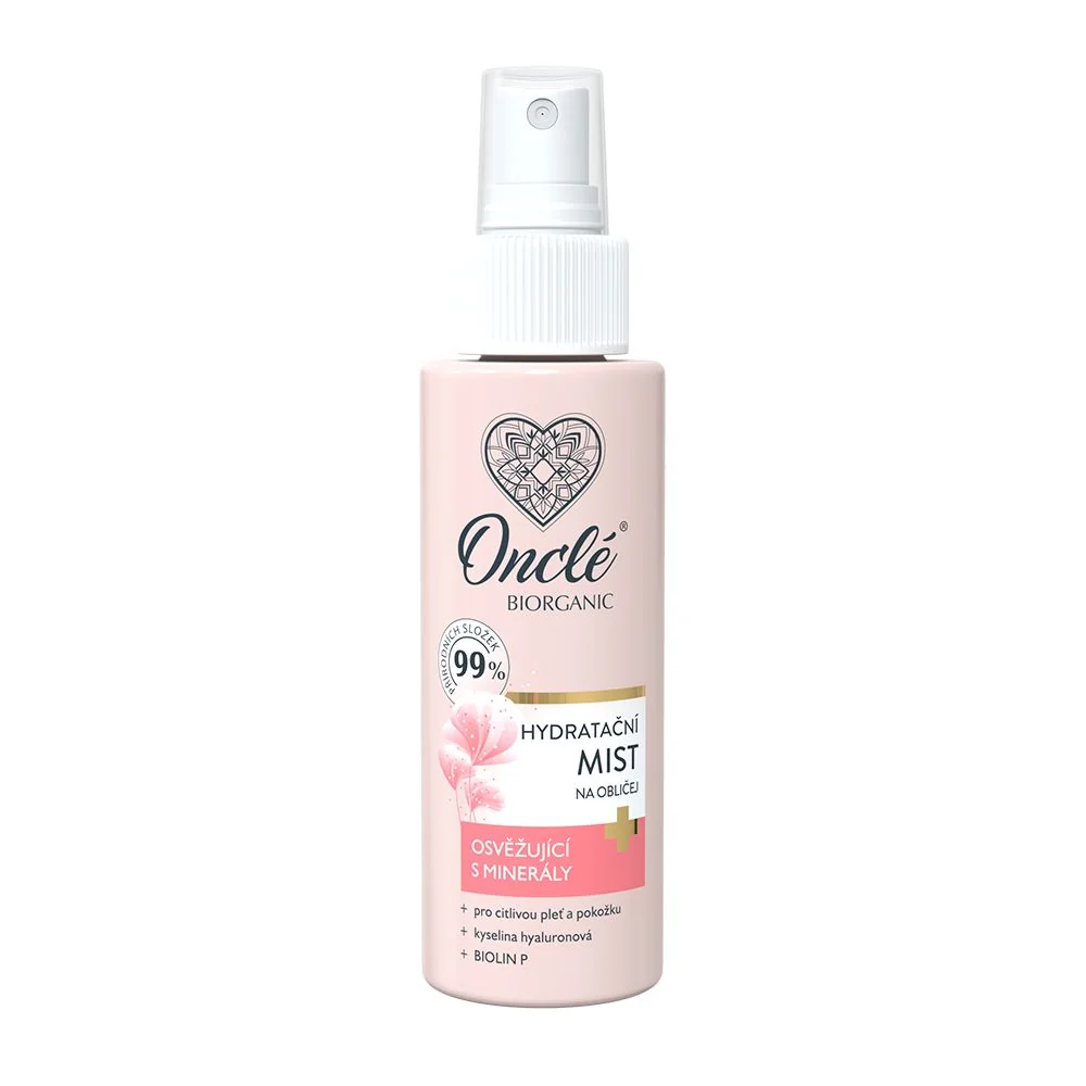 Onclé Biorganic Hydratační mist na obličej 100 ml