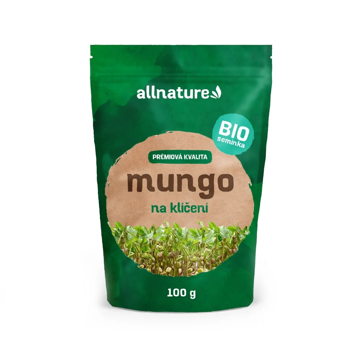 Allnature Semínka na klíčení mungo BIO 100 g