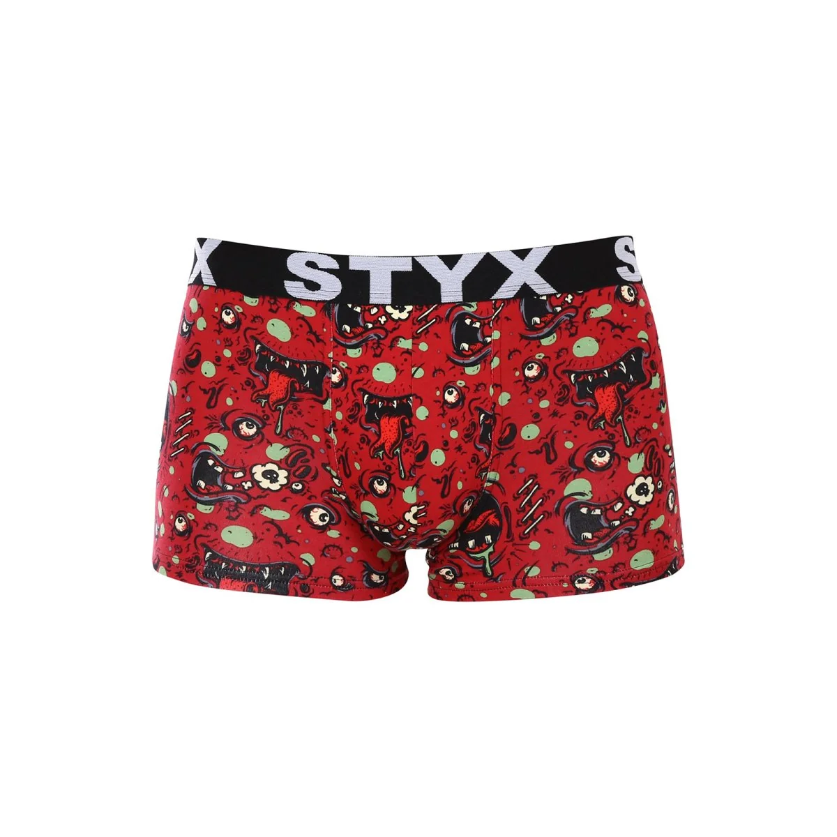 Styx Pánské boxerky art sportovní guma nadrozměr zombie (R1451) 5XL 