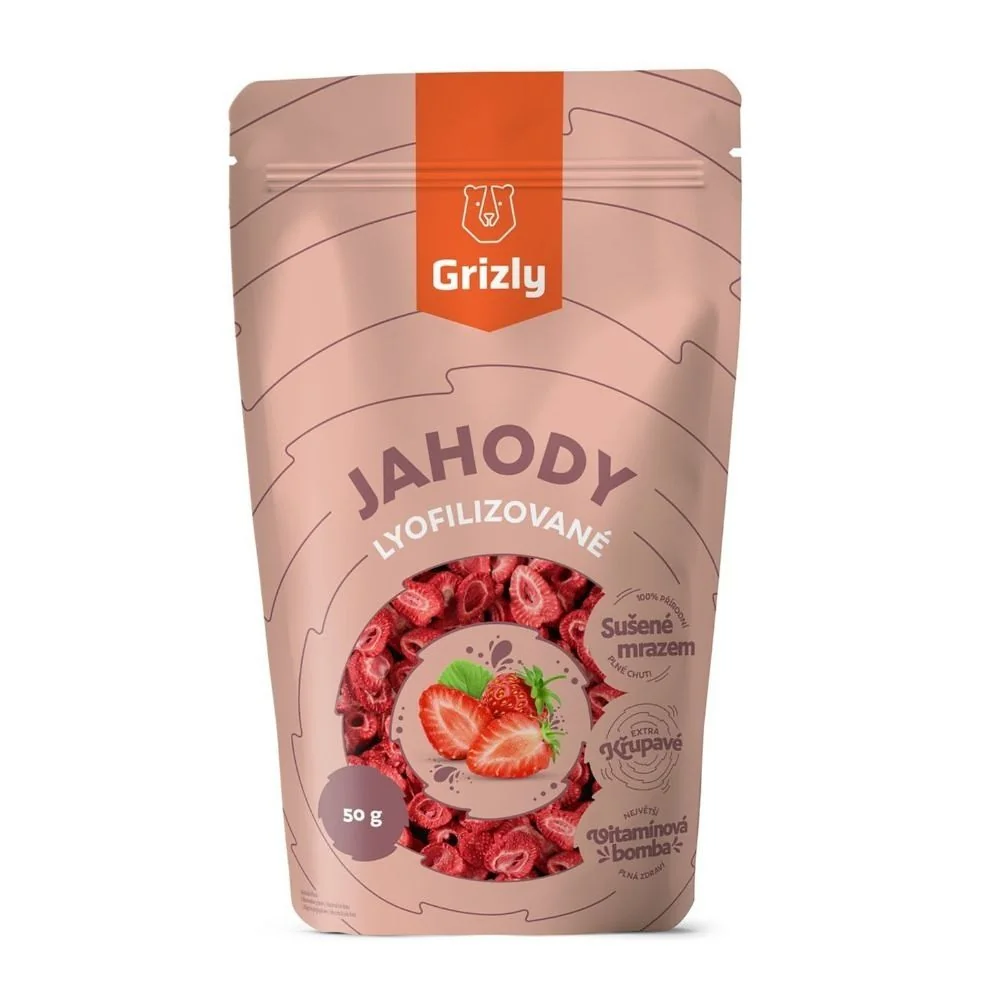 Grizly Jahody lyofilizované 50 g