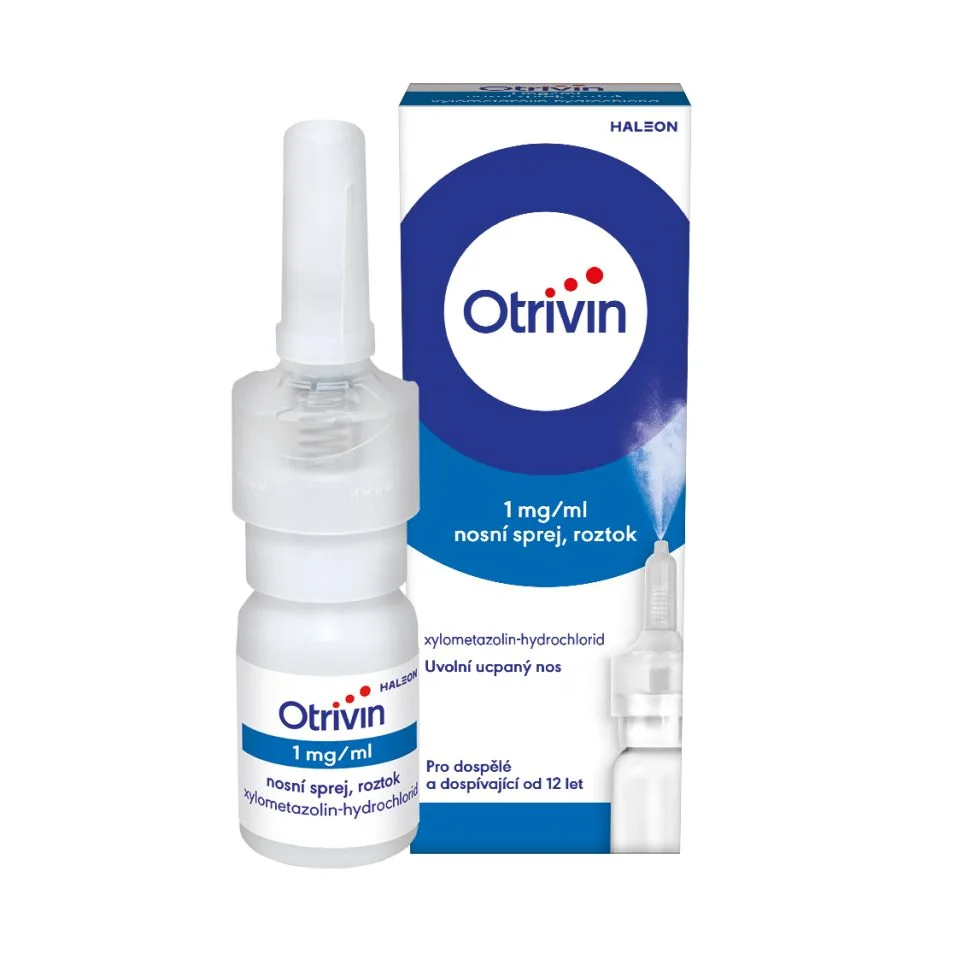 Otrivin Nosní sprej s dávkovačem 1 mg/ml roztok 10 ml