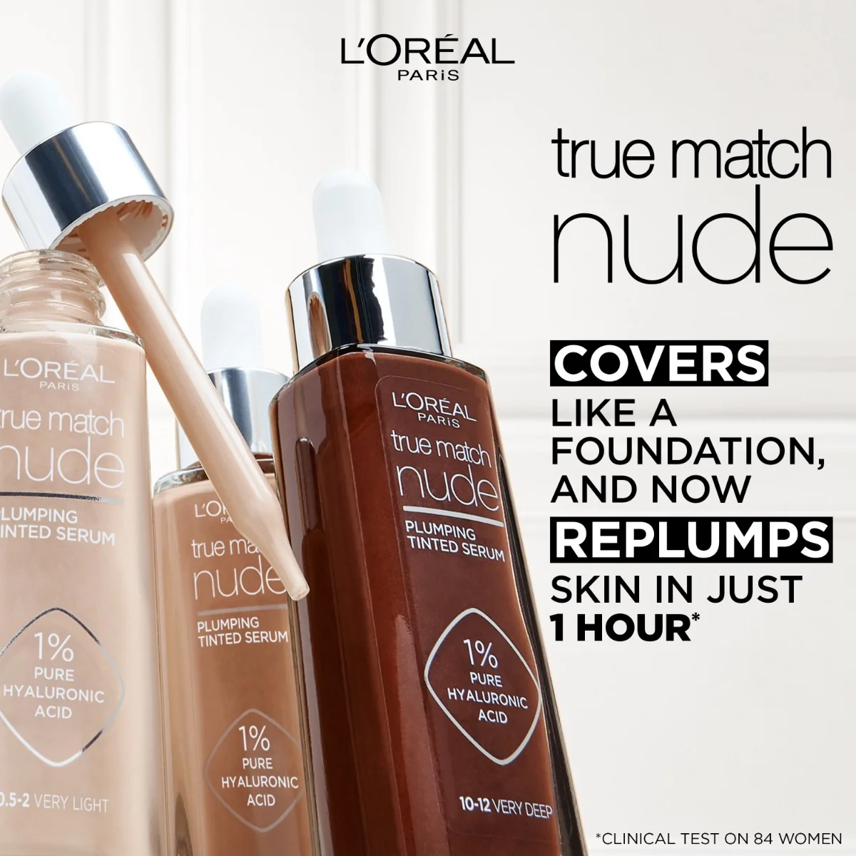 Loréal Paris True Match Nude odstín 4-5 Medium tónující sérum 30 ml