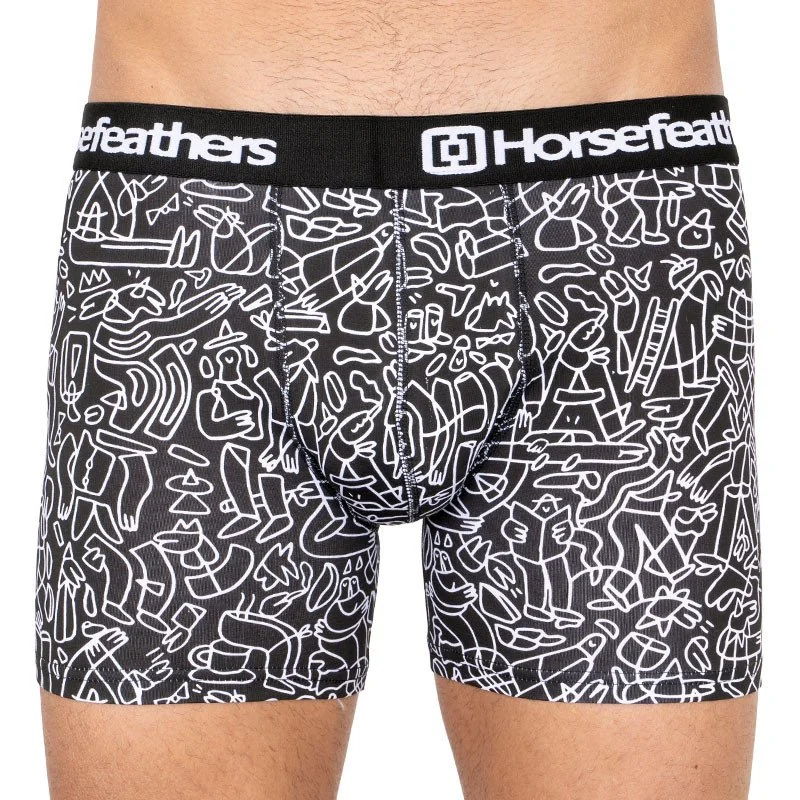 Horsefeathers Pánské boxerky Sidney doodle (AM070C) M