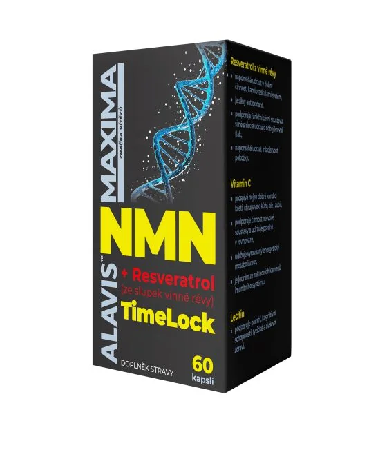 Alavis Genetics TimeLock NMN 60 kapslí