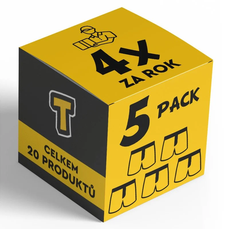 Nedeto 4x 5PACK pánské trenky - čtvrtletní roční předplatné L