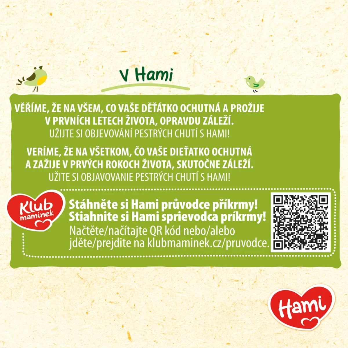 Hami 100% ovoce Jablko kiwi a acerola 8m+ 4x100 g