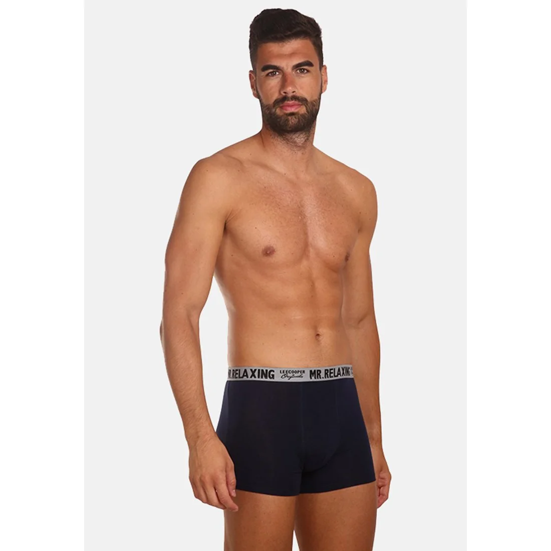 Lee Cooper 10PACK pánské boxerky modré (LCUBOX10P0101-1410367) M 