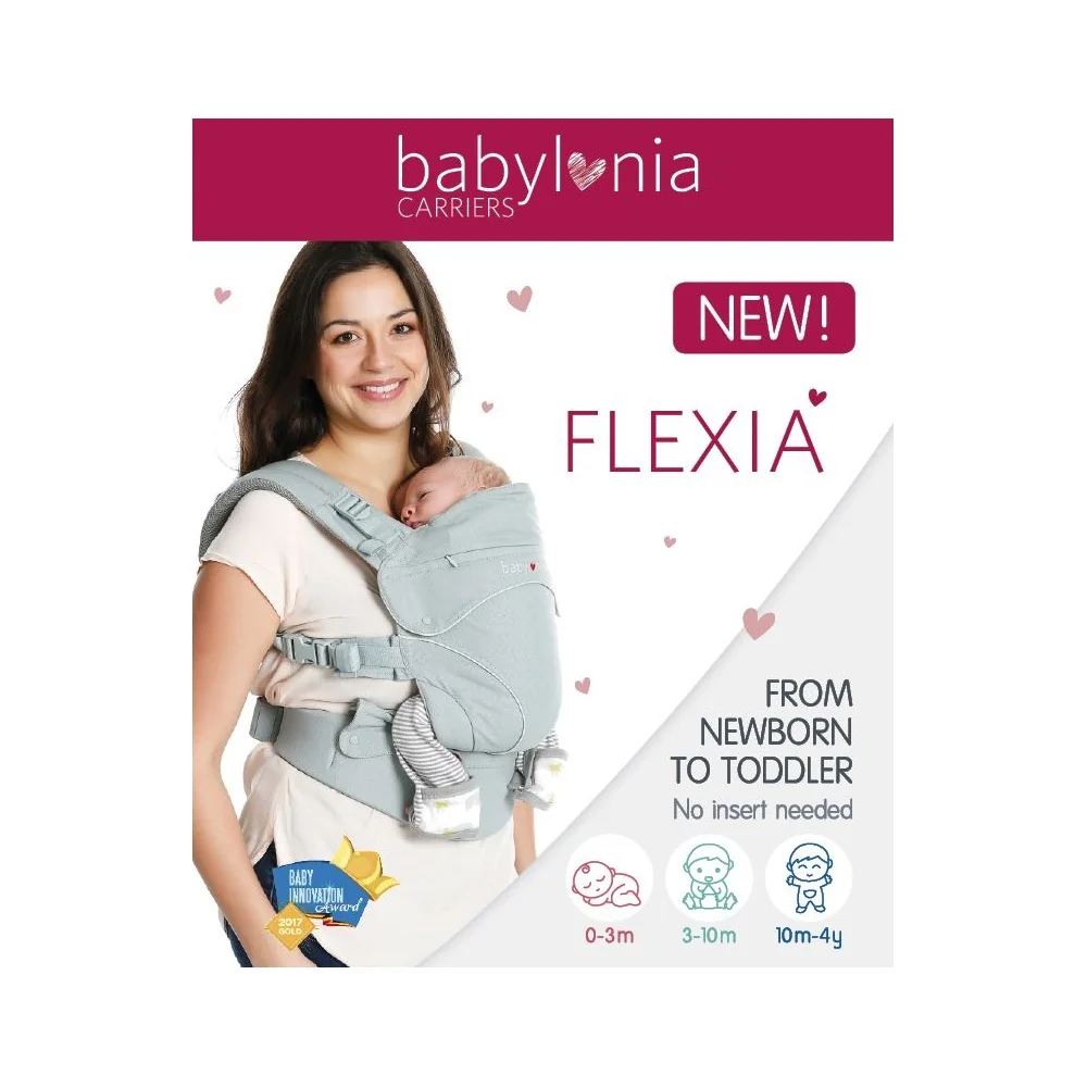 Babylonia Flexia Ergonomické nosítko 1 ks Deep Grey