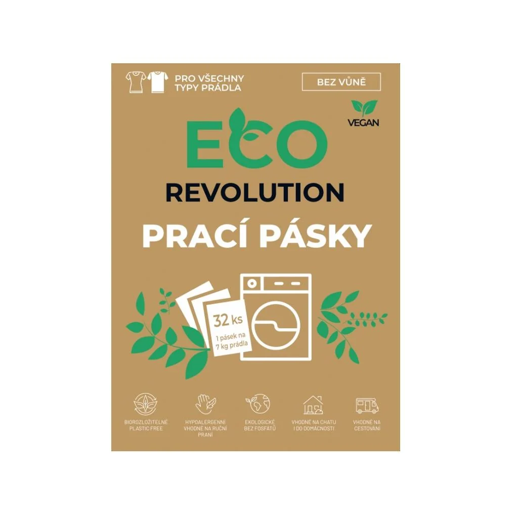 EcoRevolution Prací pásky bez vůně 32 ks