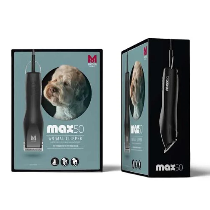 Moser MAX50 230V 50-60Hz ergonomický stříhací strojek,čepel 1mm 