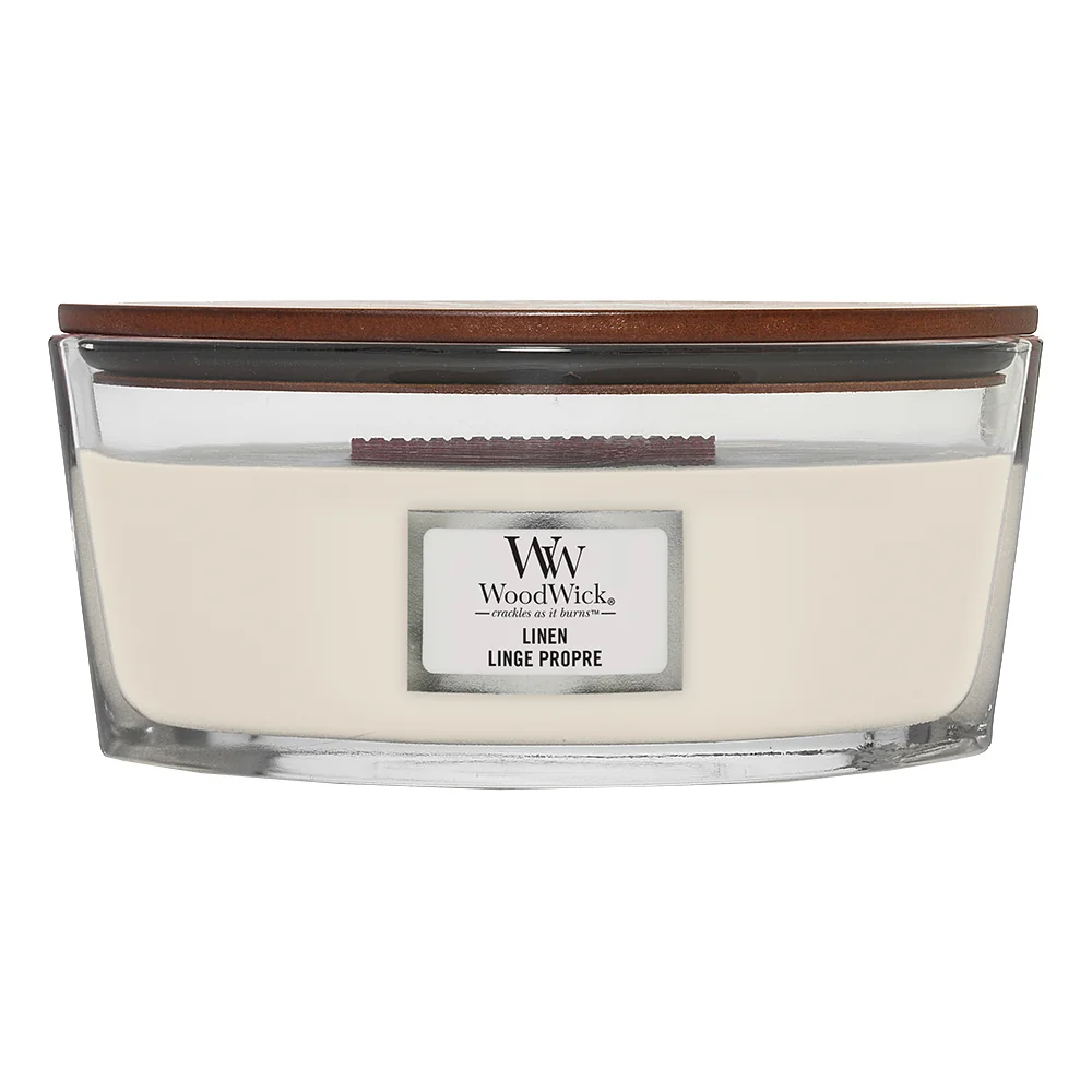 Wood Wick Vonná svíčka Linen 453,6 g