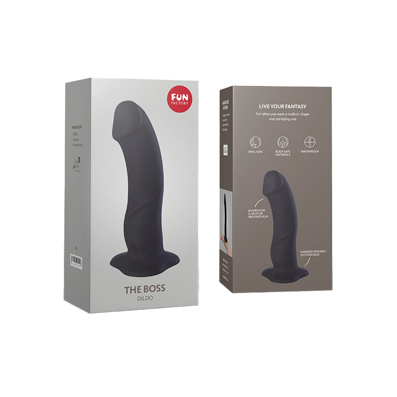 Fun Factory Dildo - The Boss Stub black 