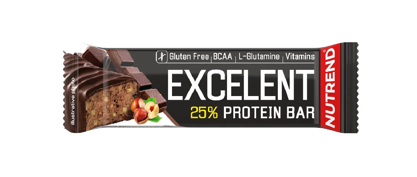 Nutrend Excelent Protein Bar čokoláda s oříšky v mléčné čokoládě 85 g