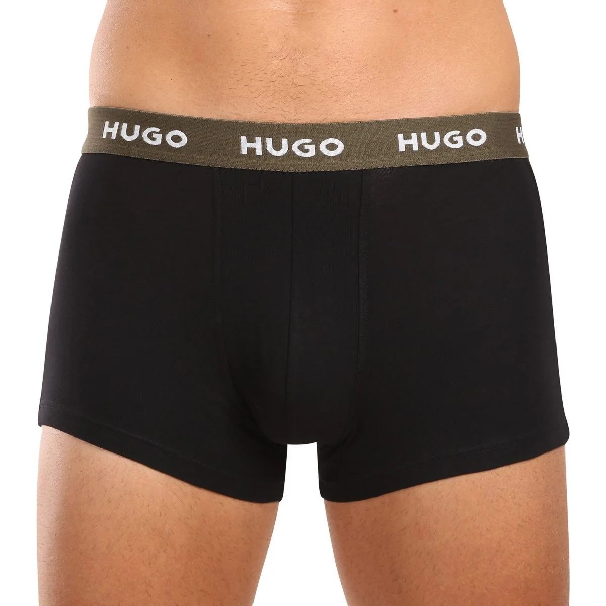 HUGO 3PACK pánské boxerky černé (50517878 988) XXL 