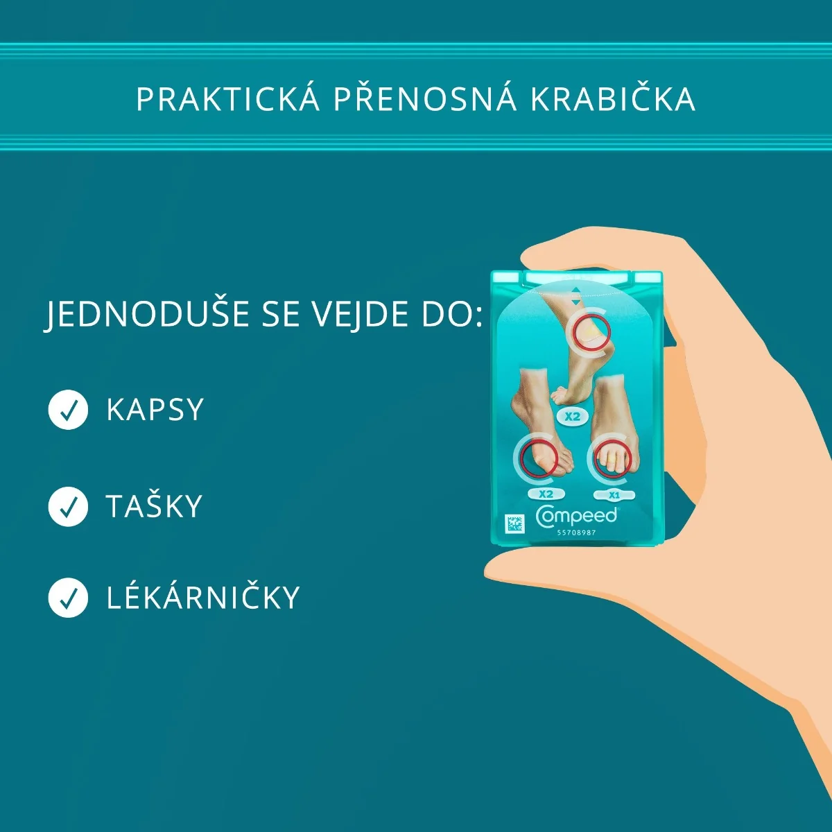 Compeed Náplasti na puchýře mix 5 ks