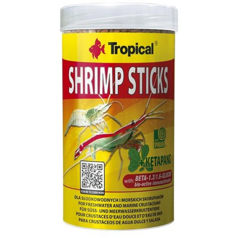 Tropical Shrimp Sticks 100ml/55g tyčinky pro sladkovodní a mořské krevety