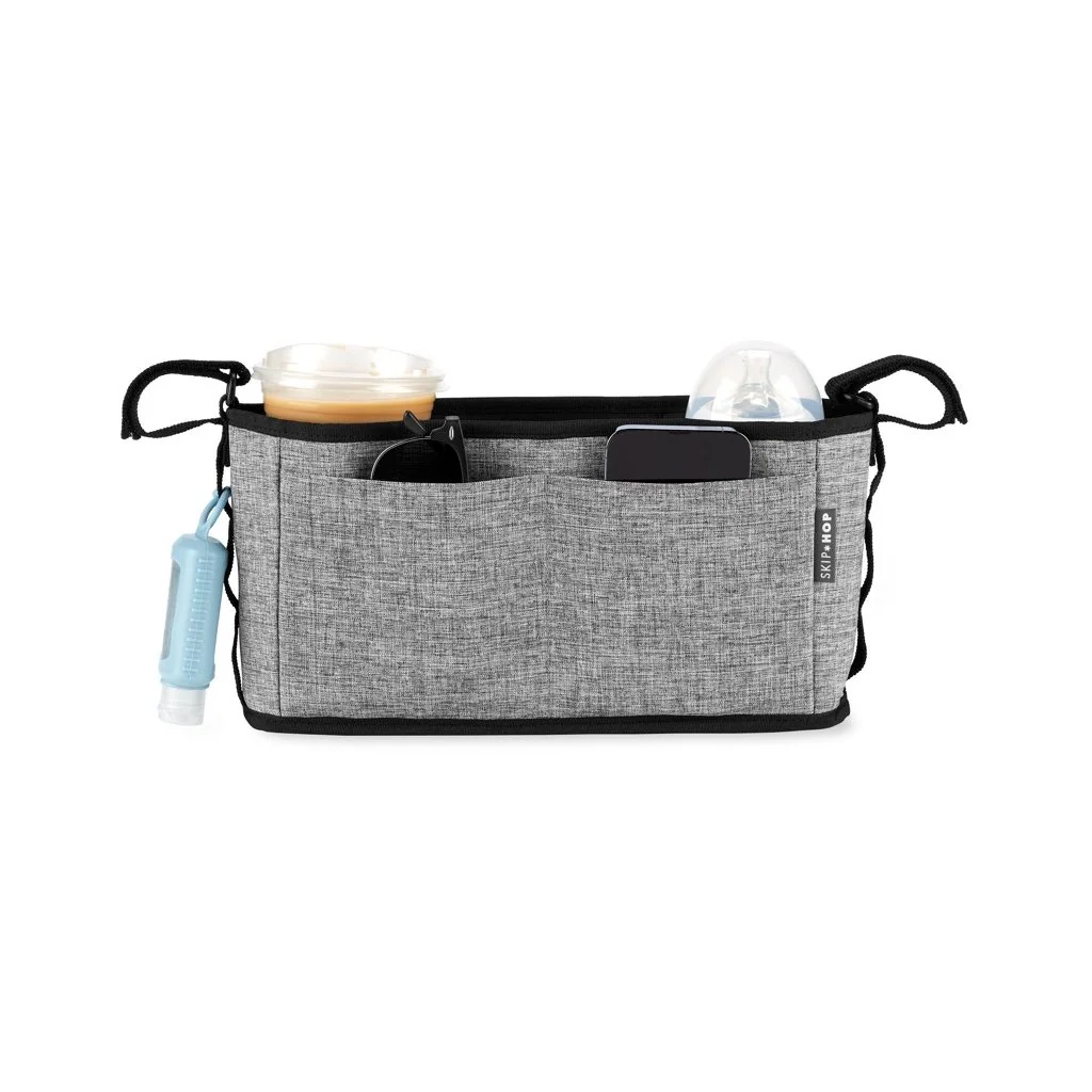 SKIP HOP Organizér na kočárek Grab&Go Ultra grey melange 