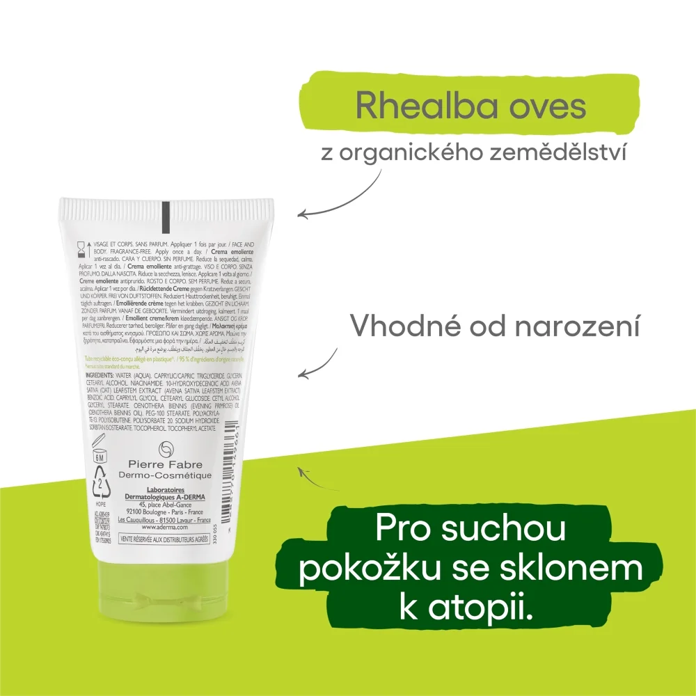 A-Derma Exomega Control Emolienční krém 50 ml