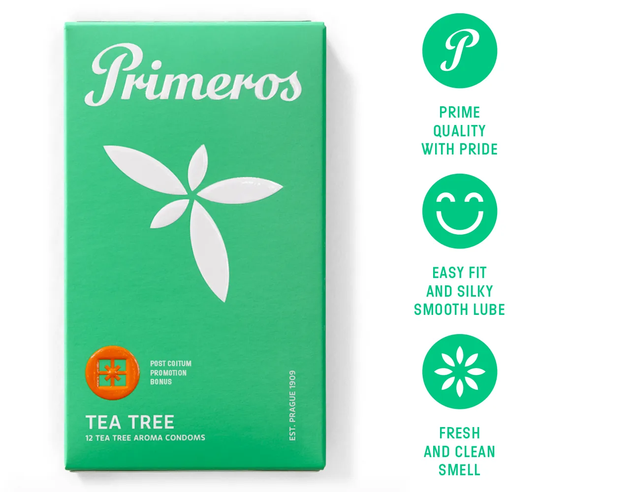 Primeros Tea Tree kondomy 12 ks