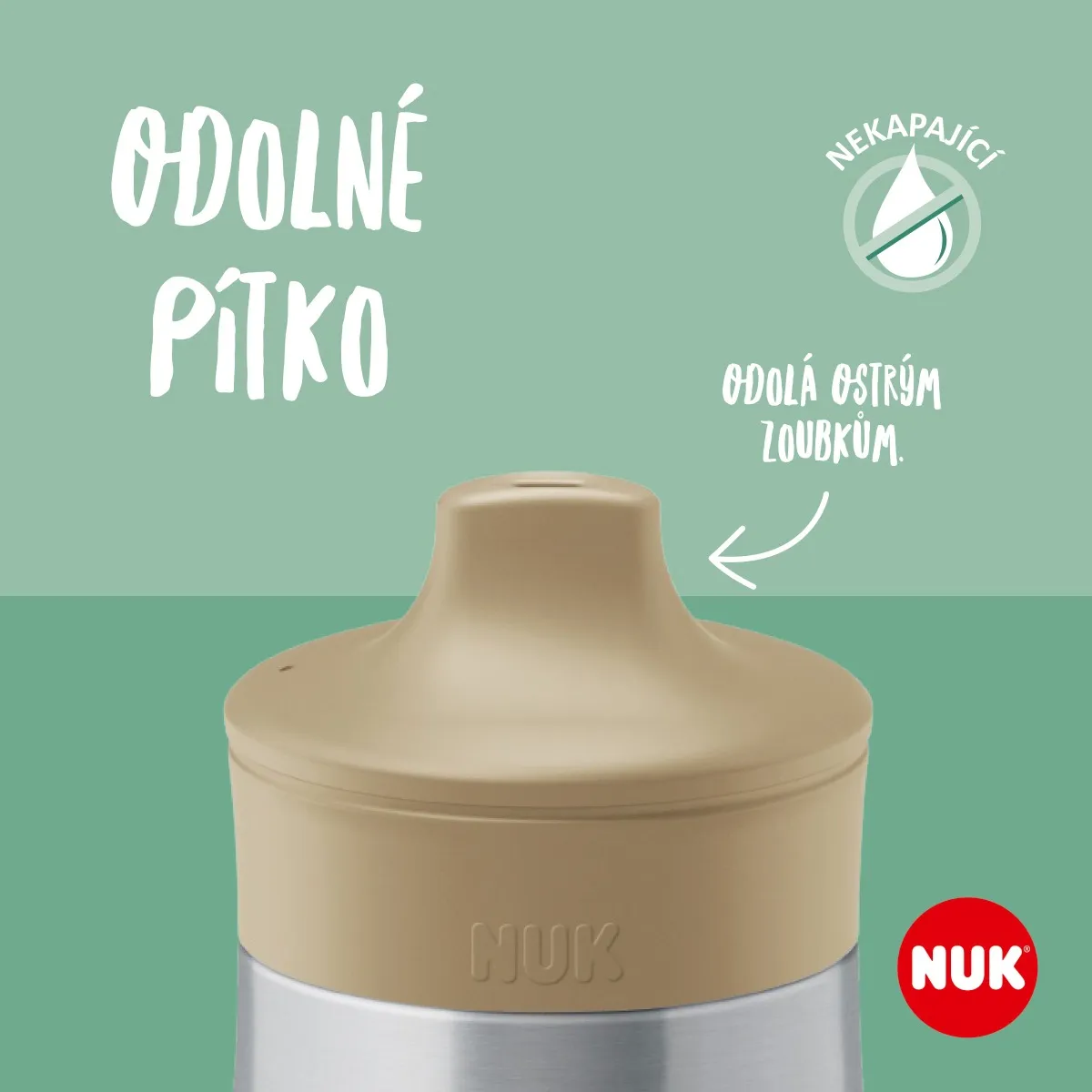 NUK Mini-Me Láhev Sip nerez 9m+ 300 ml 1 ks