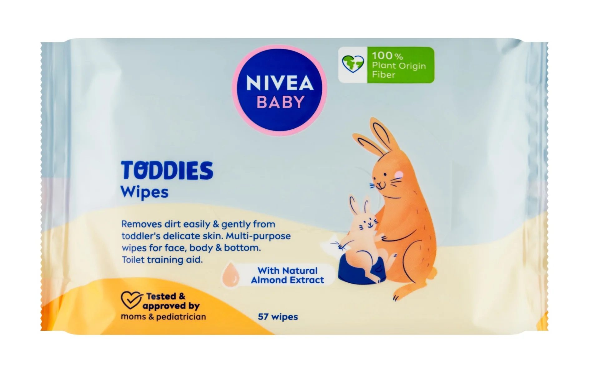 Nivea baby Toddies čisticí ubrousky 57 ks