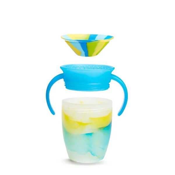 Munchkin Miracle 360° Tie Dye Cup Tropical 6m+ 2x207 ml žlutý a modrý