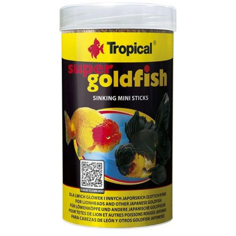 Tropical Super Goldfish Mini Sticks 250ml/150g krmivo pro závojnatky 