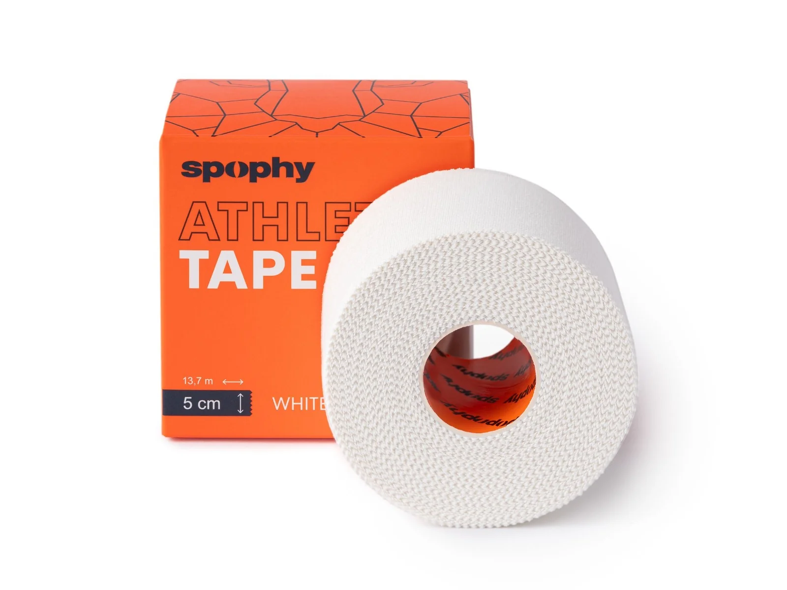 Spophy Athletic Tape 5 cm x 13,7 m fixační tejp bílý