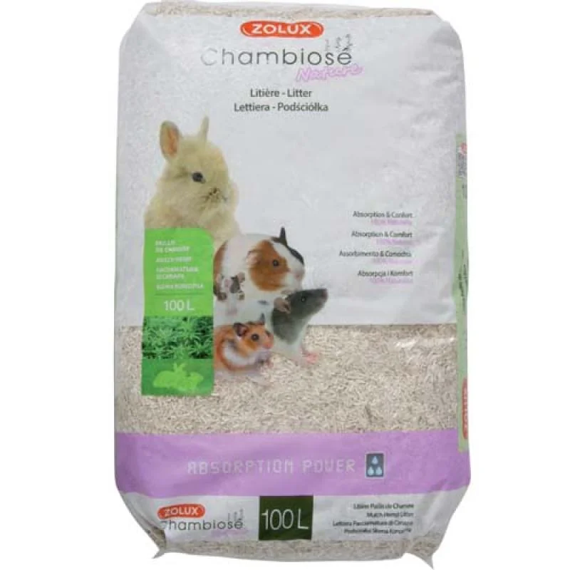 Zolux CHAMBIOSE NATURE konopná podestýlka 100l /15kg