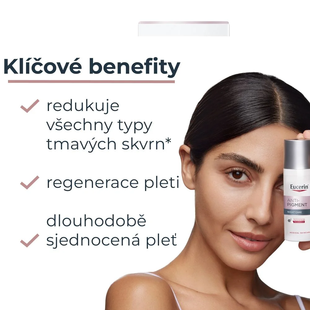 Eucerin AntiPigment noční krém proti pigmentovým skvrnám 50 ml