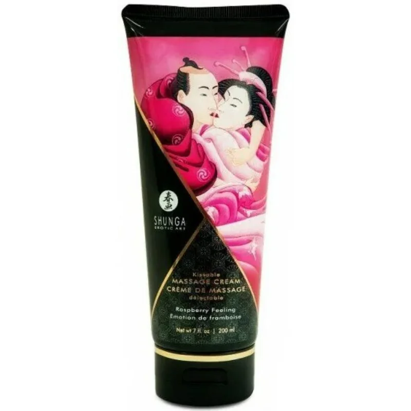 Shunga Masážní krém Raspberry Feeling (200 ml)