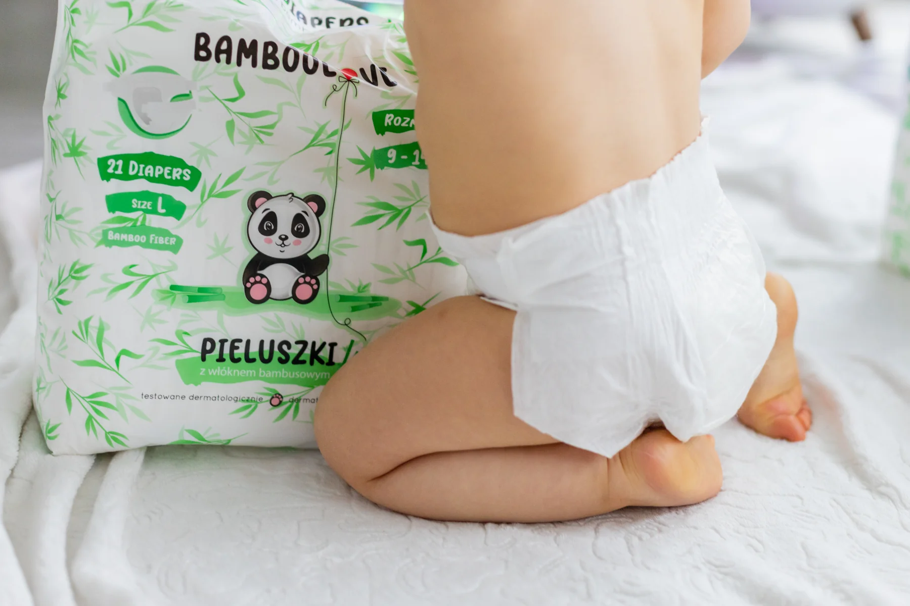 Bamboolove Pleny jednorázové Bambus vel. M 6-11 kg 24 ks