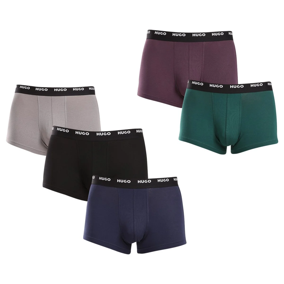 HUGO 5PACK pánské boxerky vícebarevné (50479944 973) L 