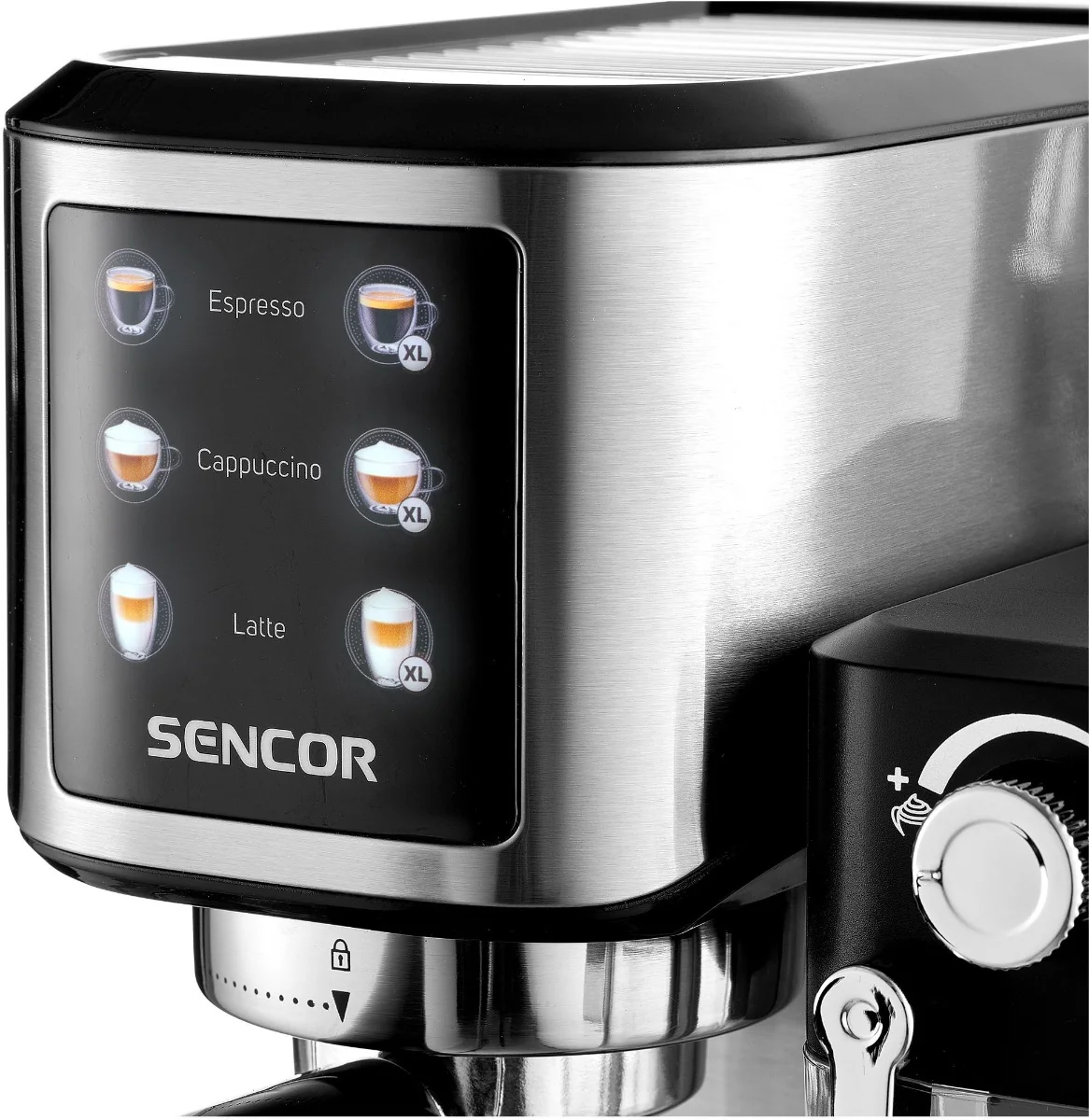 SENCOR SES 4910SS Espresso poloautomatický kávovar