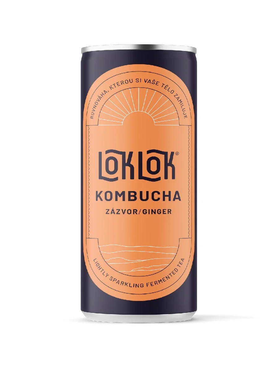 LokLok Kombucha Zázvor 250 ml