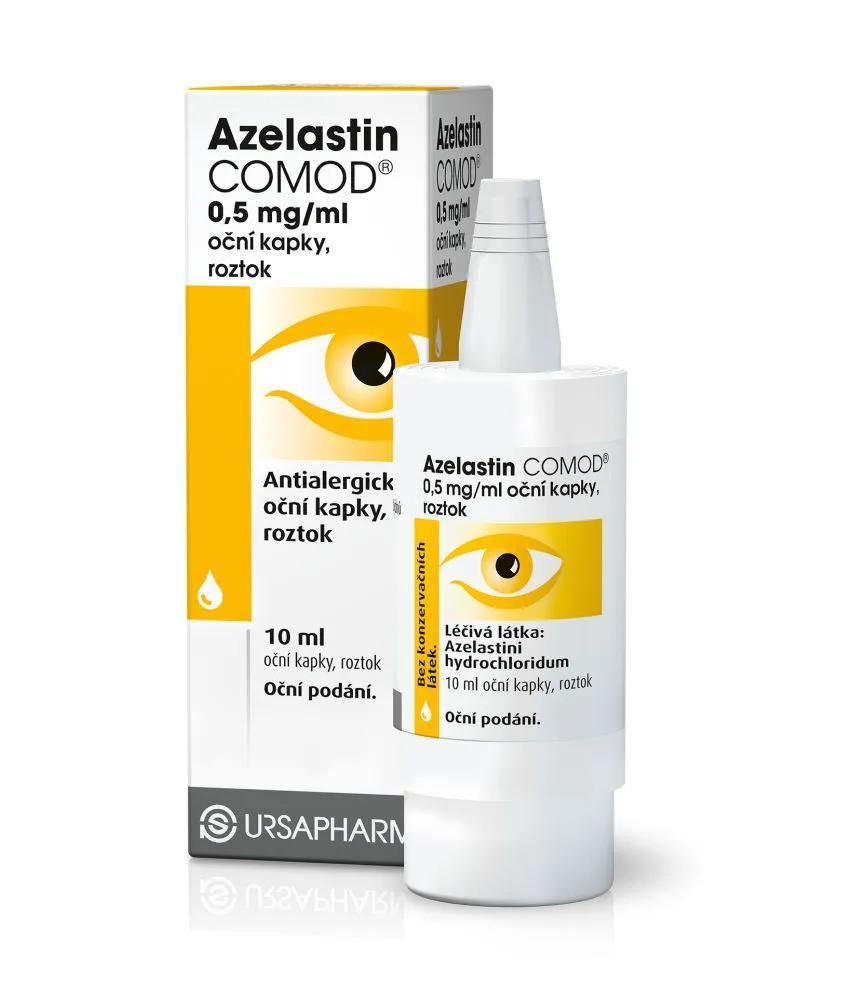 Azelastin Comod 0,5 mg/ml oční kapky, roztok 10 ml