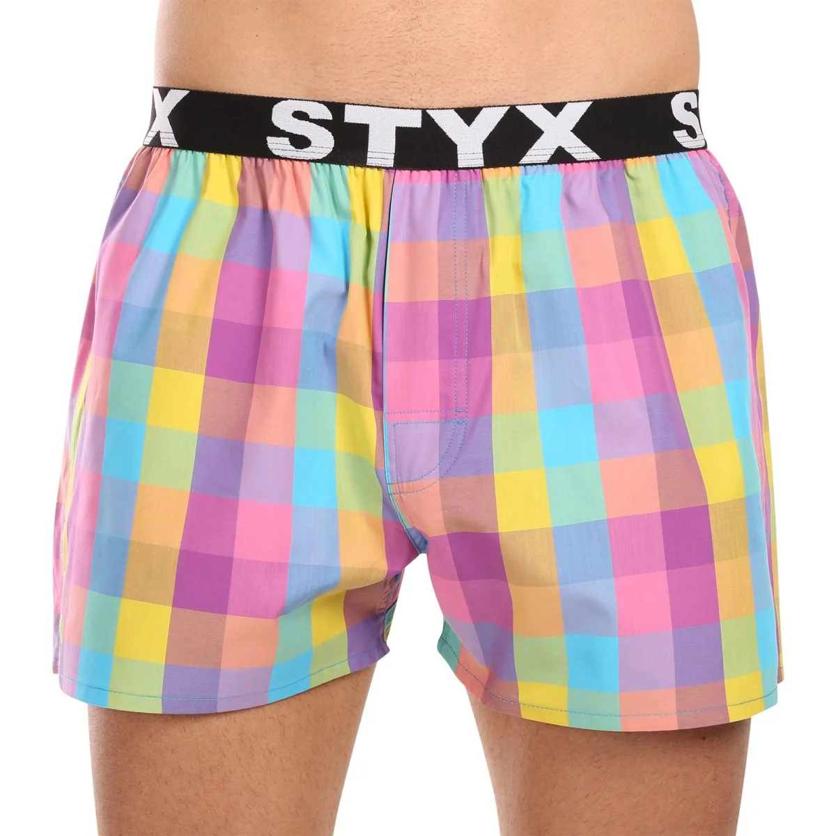 Styx 3PACK pánské trenky sportovní guma vícebarevné (3B102830) XL 