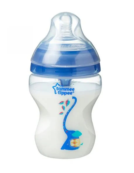 Tommee Tippee Kojenecká lahev ADVANCED ANTI-COLIC Pomalý průtok 0m+ 260 ml 1 ks modrá