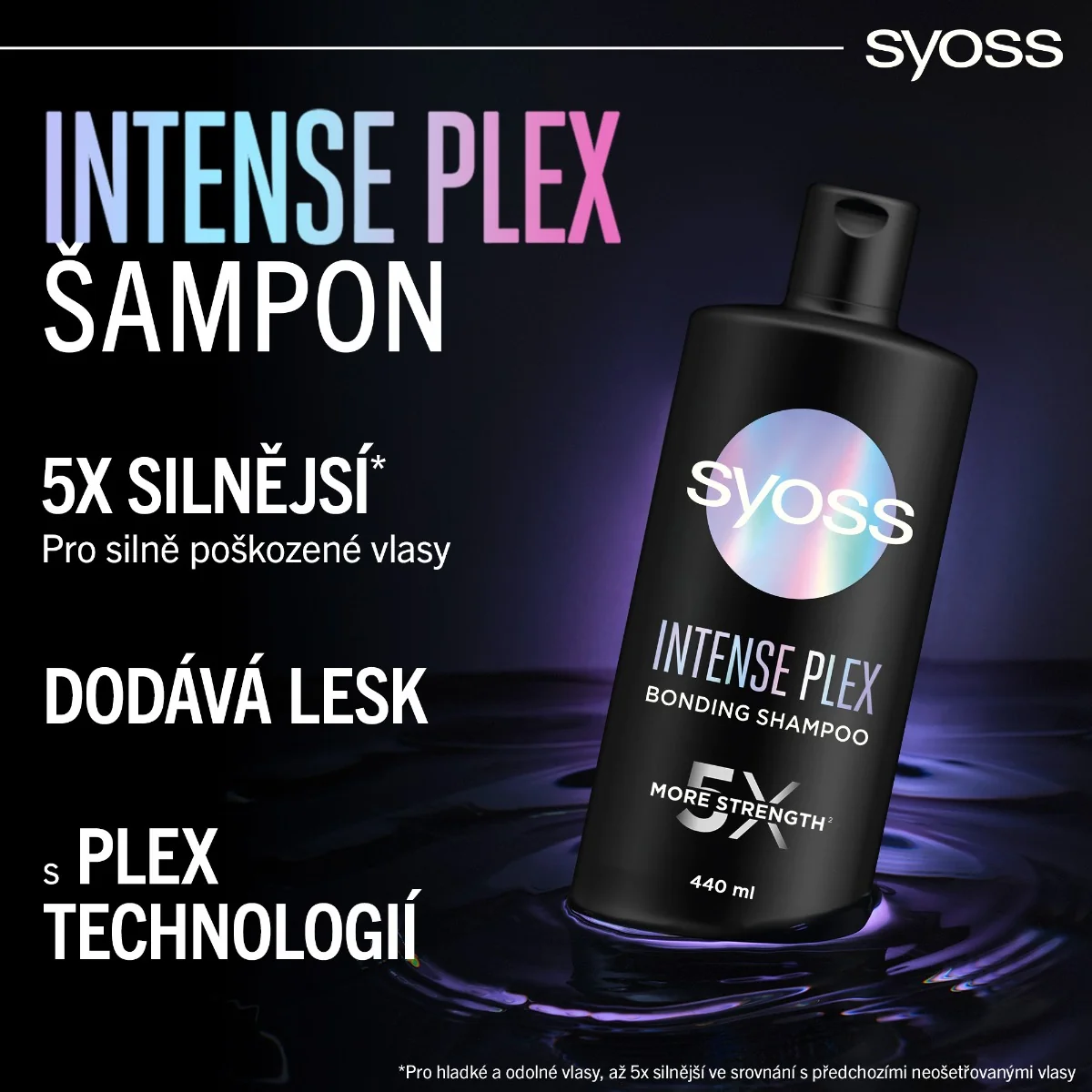 Syoss Intense Plex šampon pro silně poškozené vlasy 440 ml