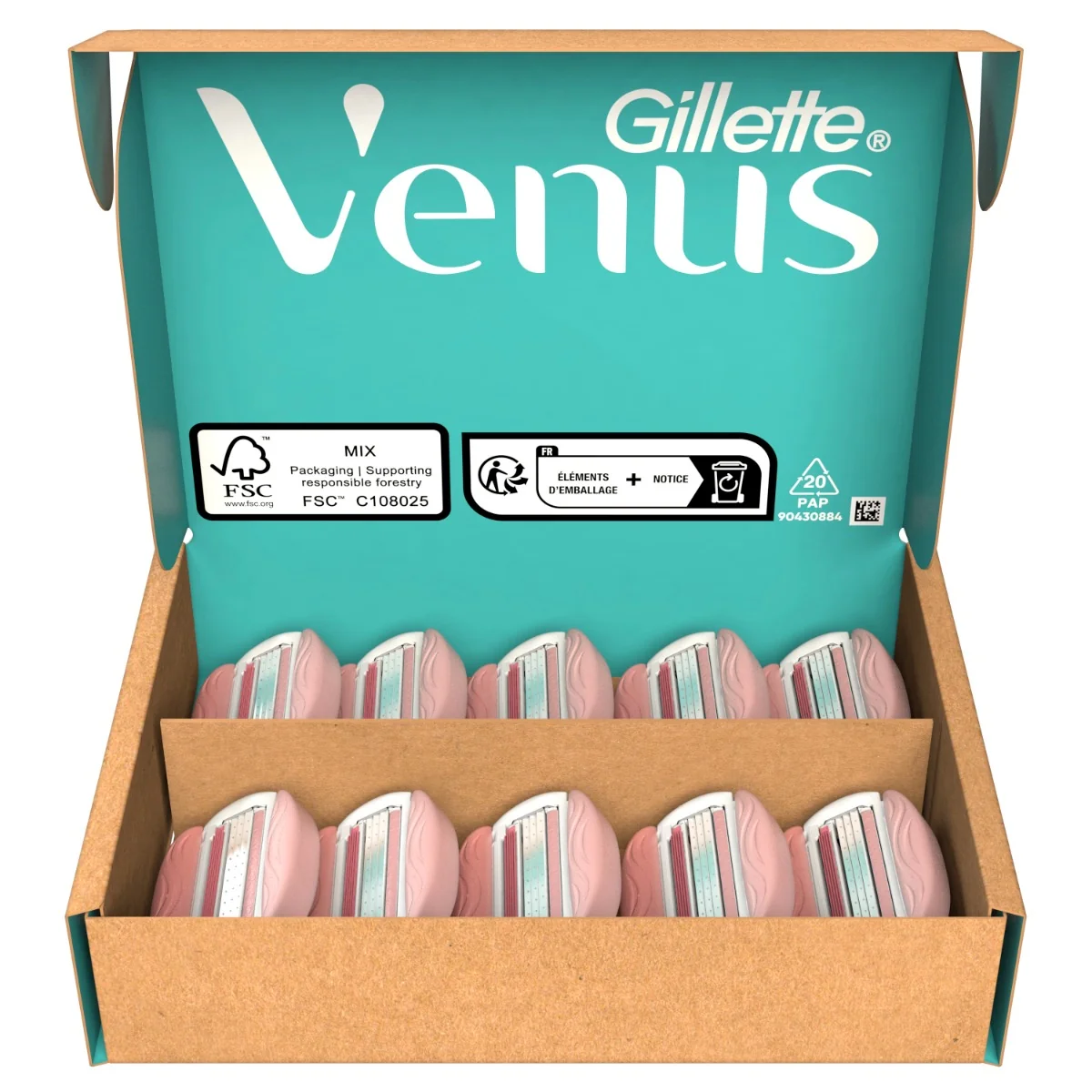 Gillette Venus ComfortGlide Spa Breeze náhradní hlavice 10 ks