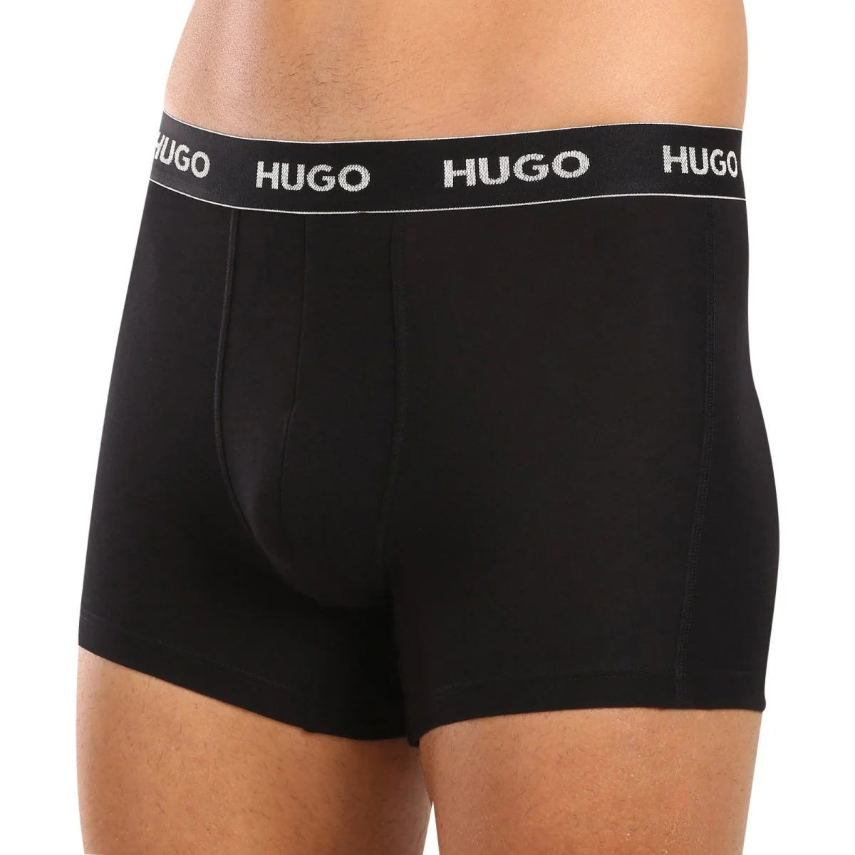 HUGO 3PACK pánské boxerky černé (50517886 991) M 