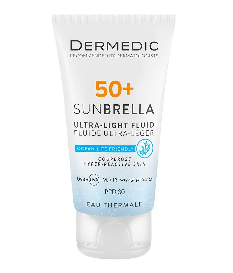 Dermedic Sunbrella Lehká opalovací emulze na kuperózní pleť SPF50+ 40 ml