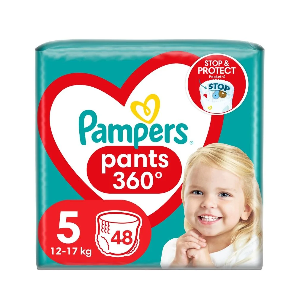 Pampers Pants vel. 5 12–17 kg plenkové kalhotky 48 ks