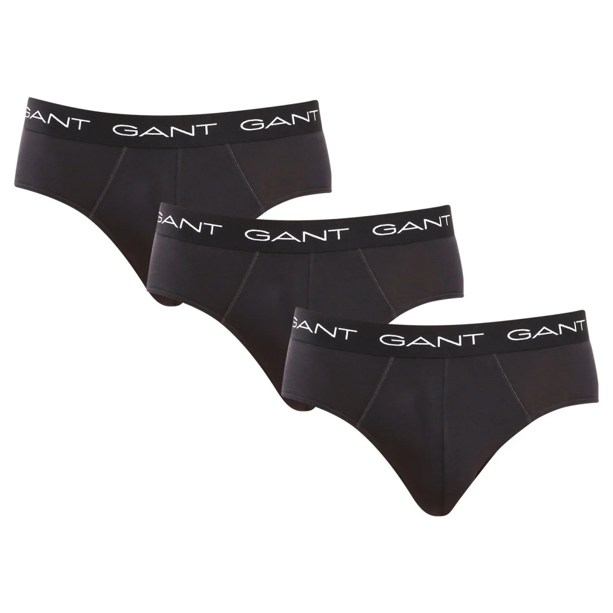 GANT 3PACK pánské slipy černé (900013001-005) M 