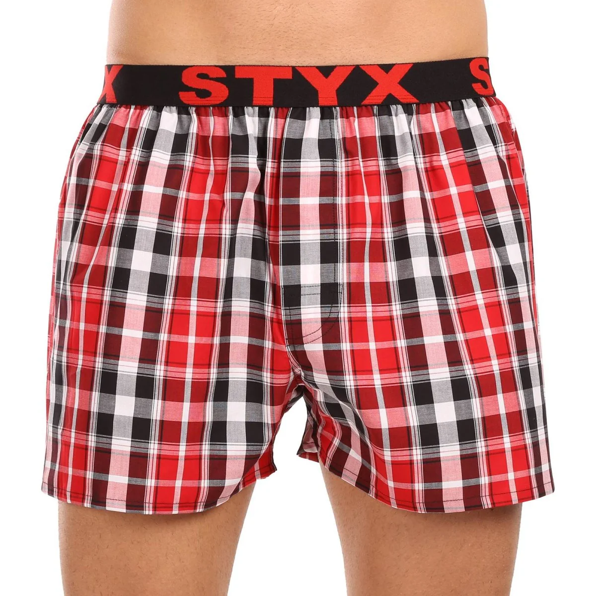 Styx 3PACK pánské trenky sportovní guma vícebarevné (3B103436) M 