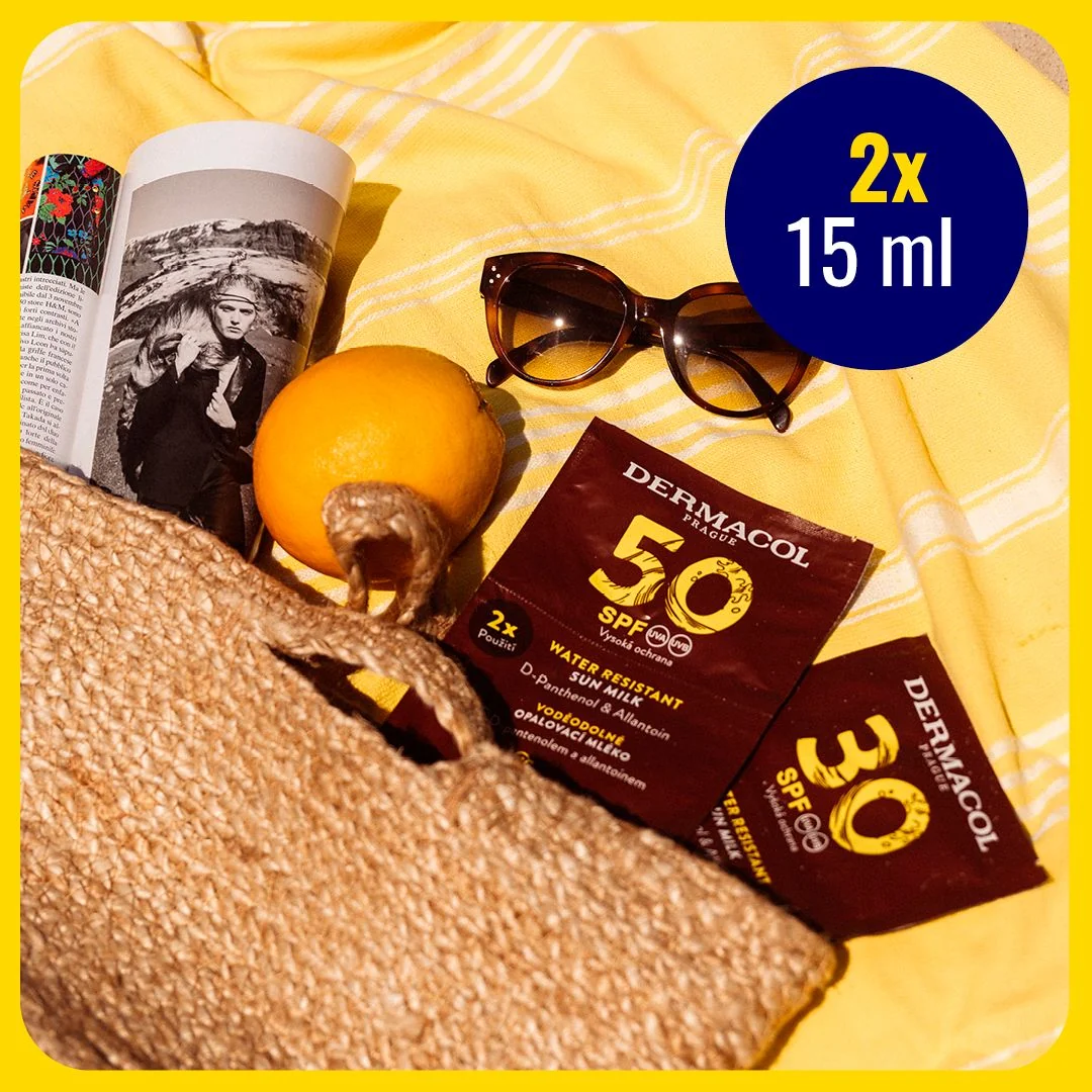 Dermacol SUN Mléko na opalování SPF30 2x15 ml