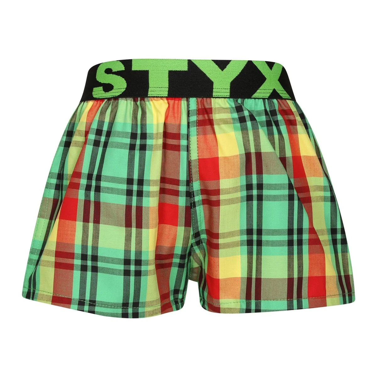 Styx 3PACK dětské trenky sportovní guma vícebarevné (3BJ11789) 6-8 let 